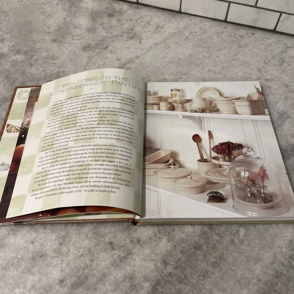 Fresh from the Pantry Recipes Cookbook Every Day by Longaberger Company Staff